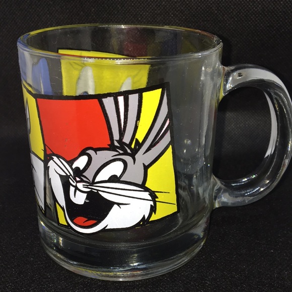 Vintage Warner Bros Looney Tunes Mug  Bugs Bunny,Tweety Bird &Sylvester … - Picture 1 of 6